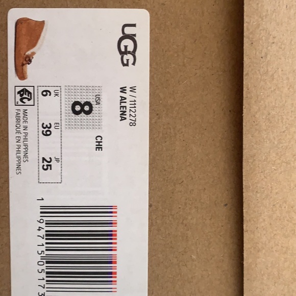 NWB UGG Alena chestnut moccasins slippers - Picture 9 of 10